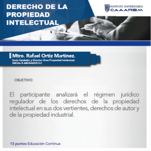 Derecho de la Propiedad Intelectual