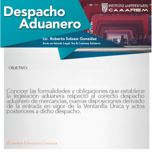 Despacho Aduanero