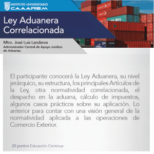 Ley Aduanera Correlacionada