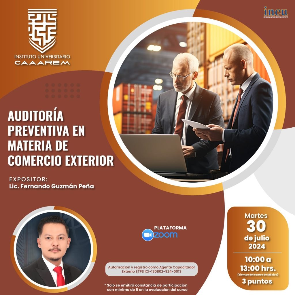 Auditoría preventiva en materia de Comercio Exterior – IUCAAAREM