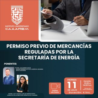 Permiso Previo de Mercancías reguladas por la Secretaría de Energía