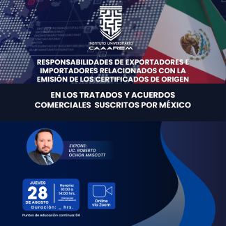 Responsabilidades de exportadores e importadores relacionados con la emisión de los certificados de origen en los Tratados y Acuerdos Comerciales suscritos por México