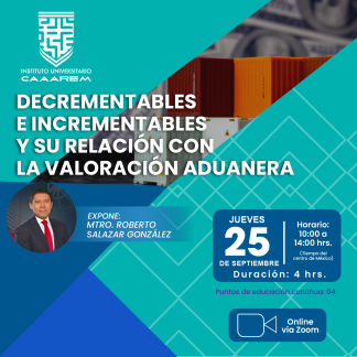 Decrementables e incrementables y su relación con la valoración aduanera