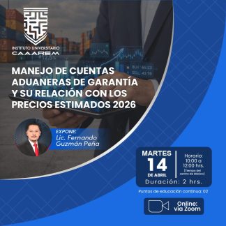 Manejo de cuentas aduaneras de garantía y su relación con los precios estimados 2026