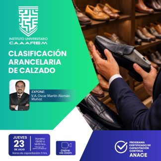 Clasificación arancelaria de calzado